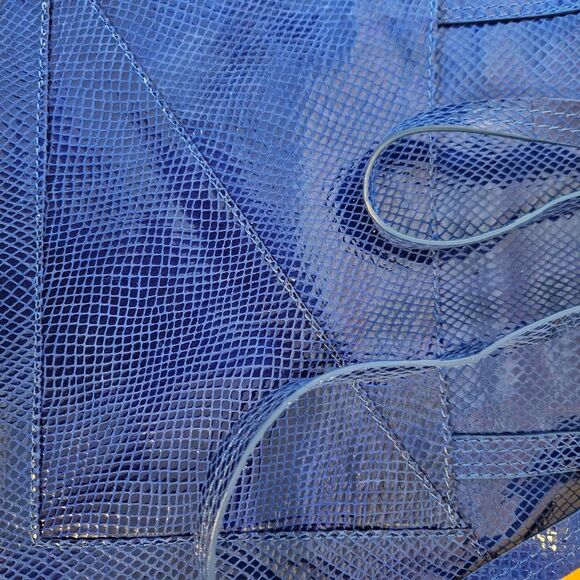 Latico blue leather shoulder bag. NWT. - Picture 2 of 4